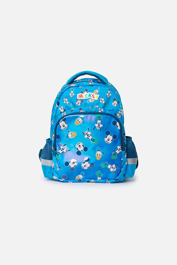 MORRAL DE MICKEY MOUSE 14" AZUL PARA NIÑO