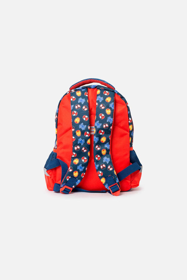 MORRAL DE SPIDERMAN 14" AZUL Y ROJO PARA NIÑO