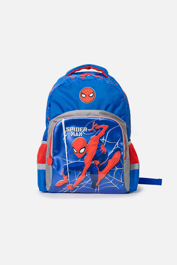 MORRAL DE SPIDER-MAN 16.5" AZUL Y ROJO PARA NIÑO