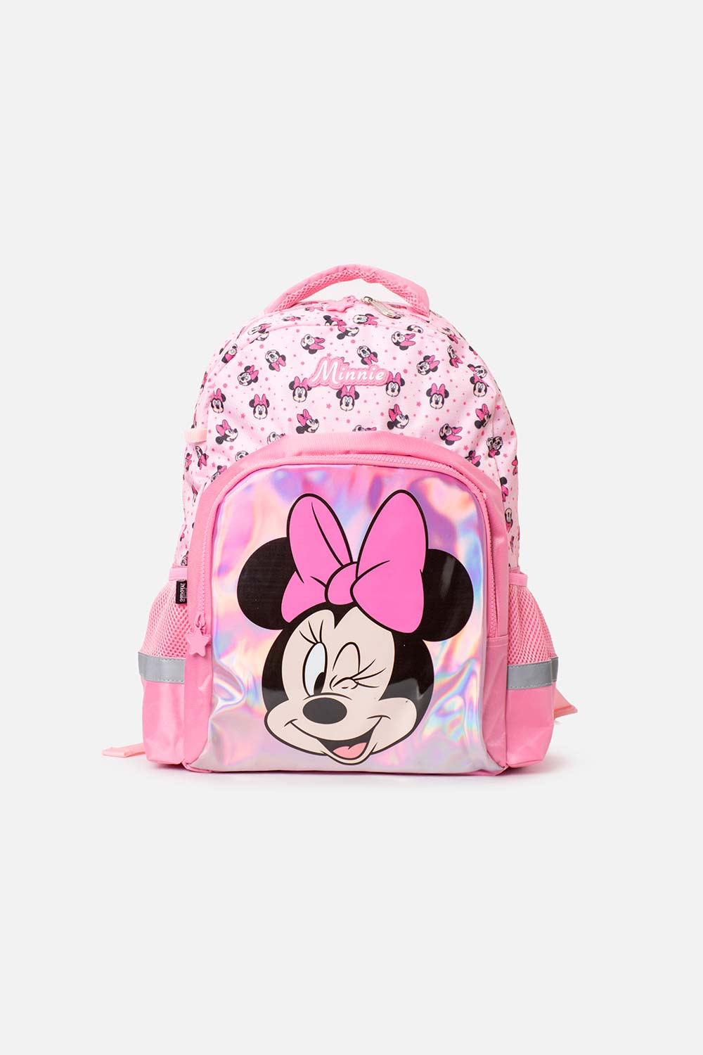 MORRAL DE MINNIE MOUSE 16.5" ROSADO PARA NIÑA