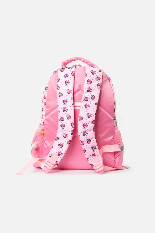 MORRAL DE MINNIE MOUSE 16.5" ROSADO PARA NIÑA
