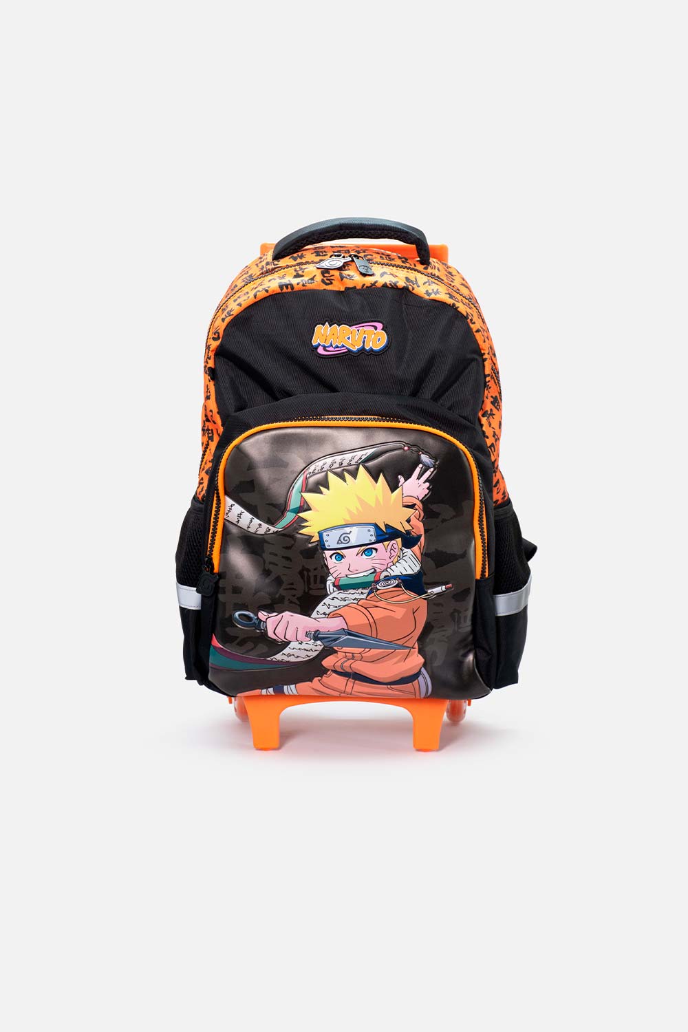 MORRAL DE NARUTO 16,5 CON RUEDAS PARA NIÑO