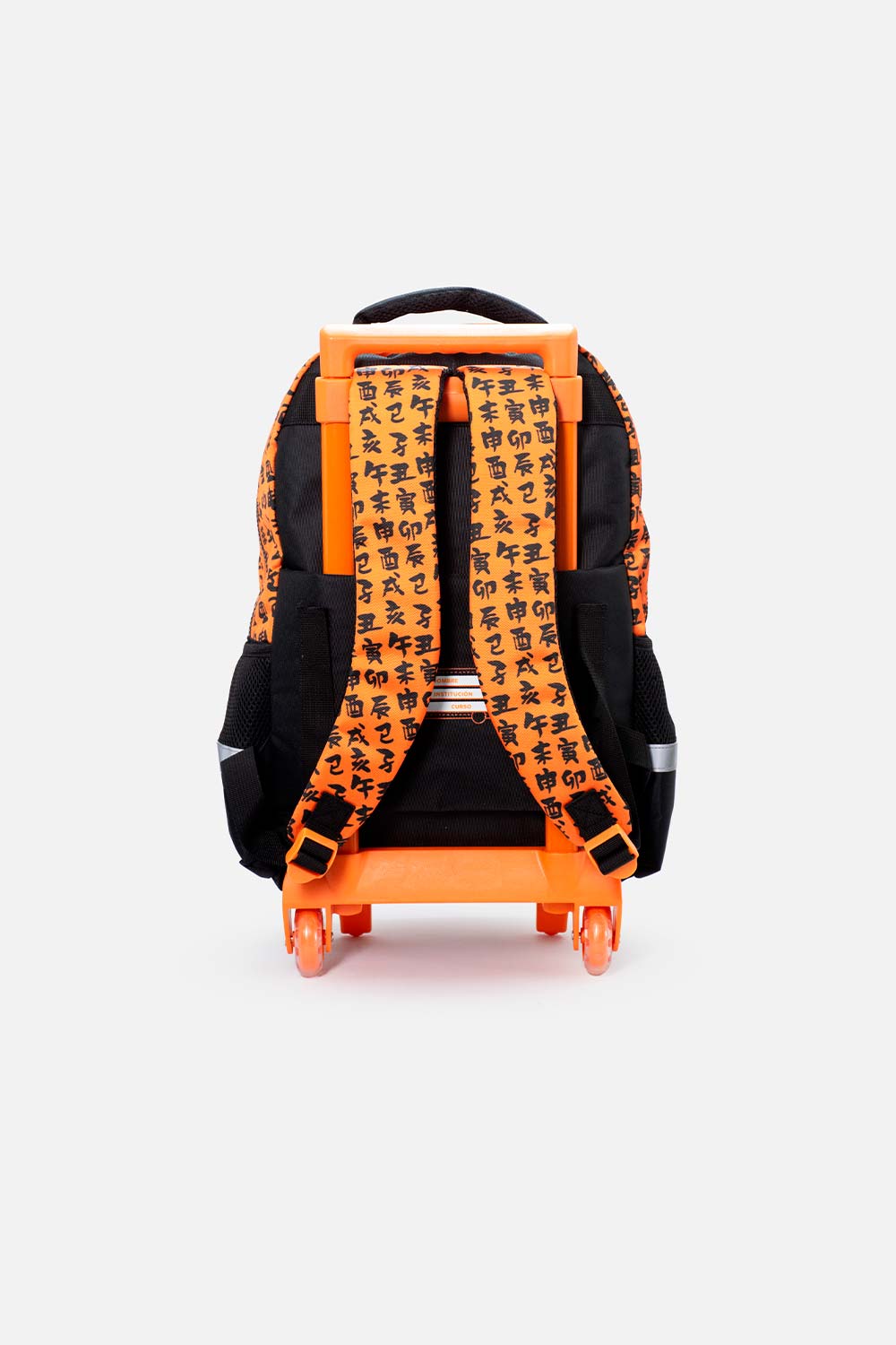 MORRAL DE NARUTO 16,5 CON RUEDAS PARA NIÑO