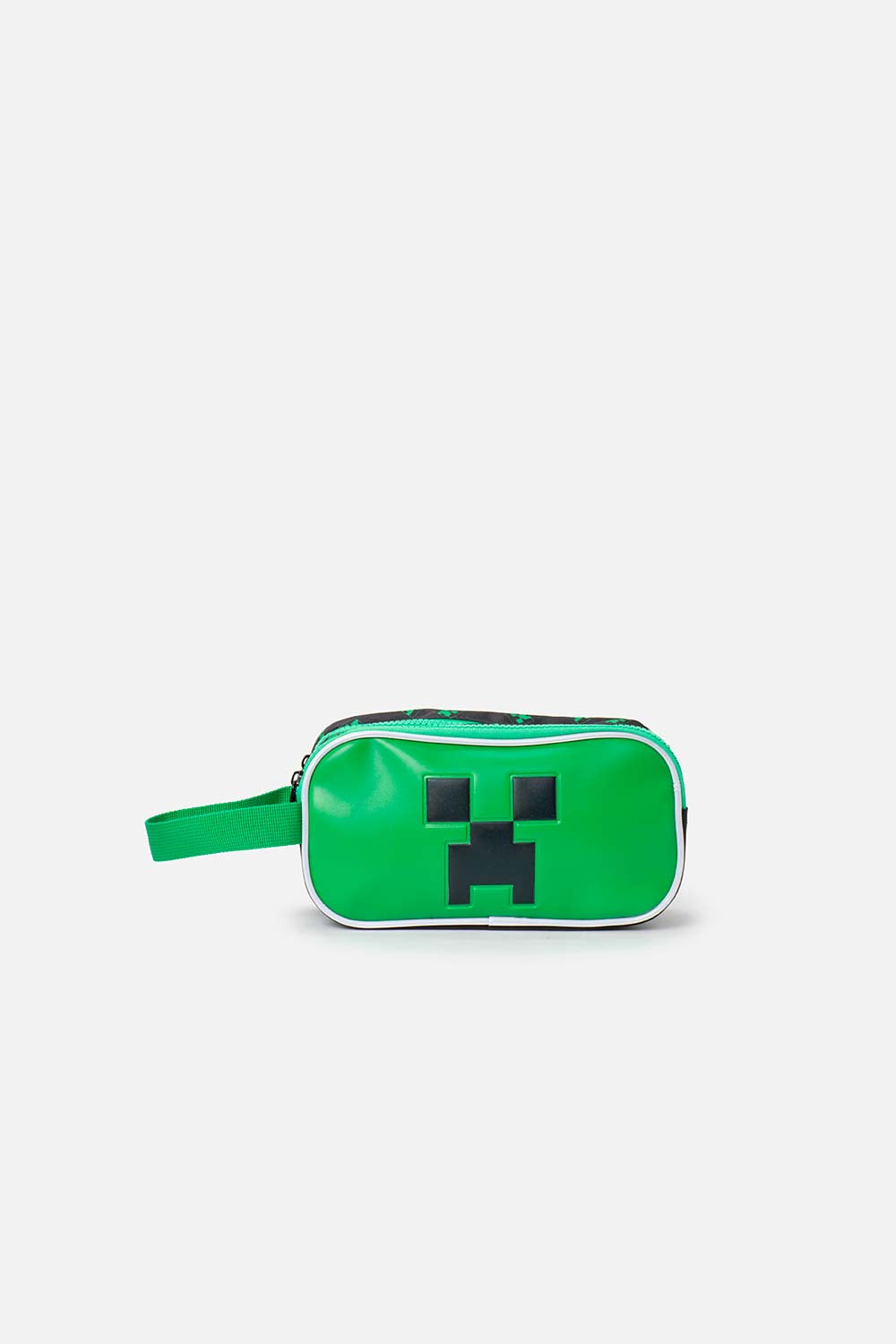 CARTUCHERA DE MINECRAFT 16.5"  VERDE PARA NIÑO
