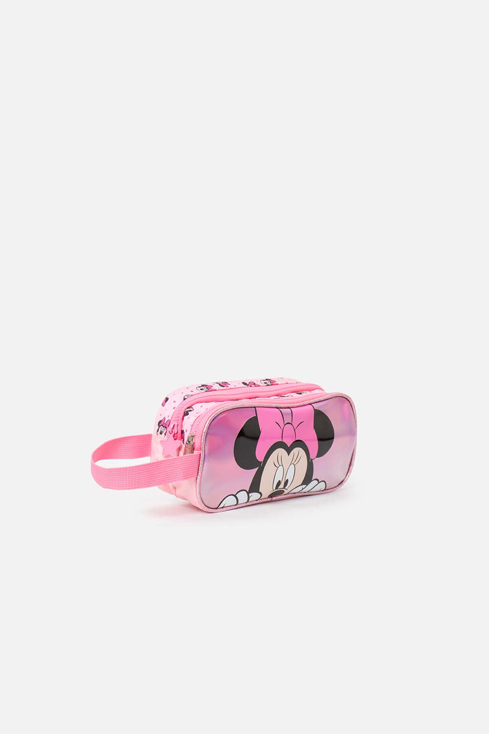 CARTUCHERA DE MINNIE MOUSE 16.5" ROSADO PARA NIÑA