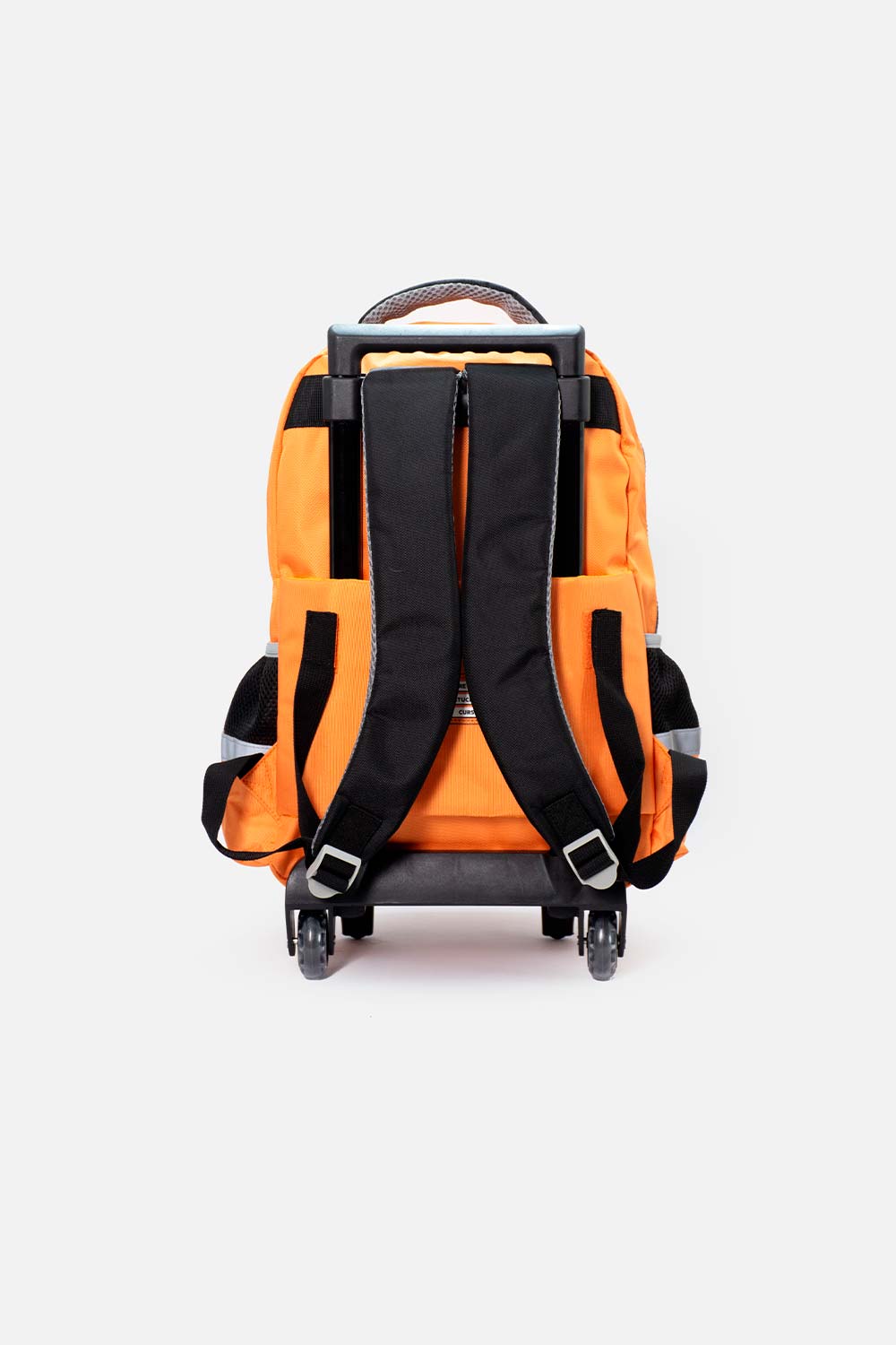 MORRAL DE NASA 16.5" CON RUEDAS NARANJA PARA NIÑO
