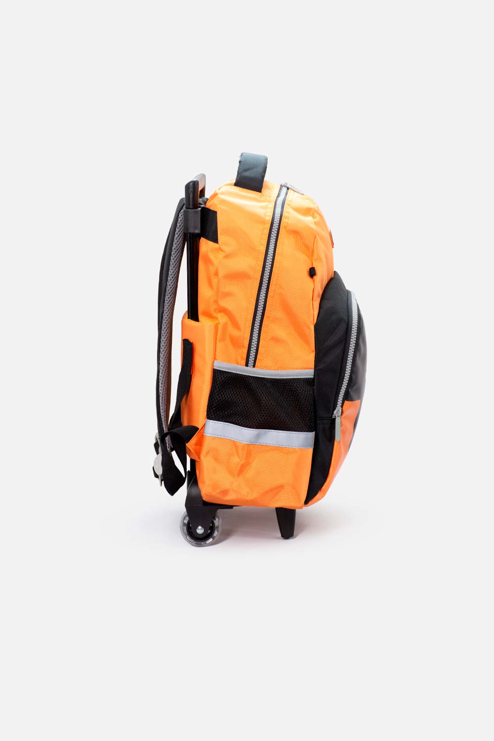MORRAL DE NASA 16.5" CON RUEDAS NARANJA PARA NIÑO