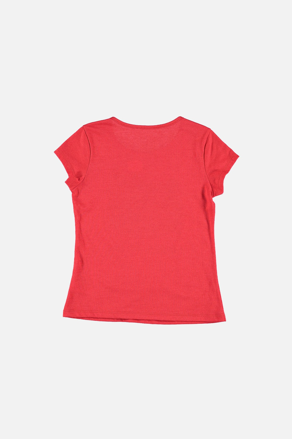 CAMISETA DE HELLO KITTY MANGA CORTA ROJA PARA NIÑA