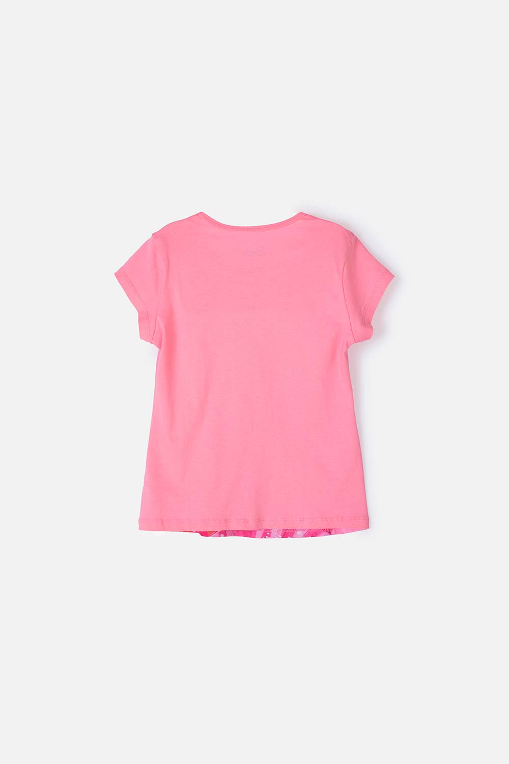 CAMISETA DE BARBIE MANGA CORTA ROSA PARA NIÑA