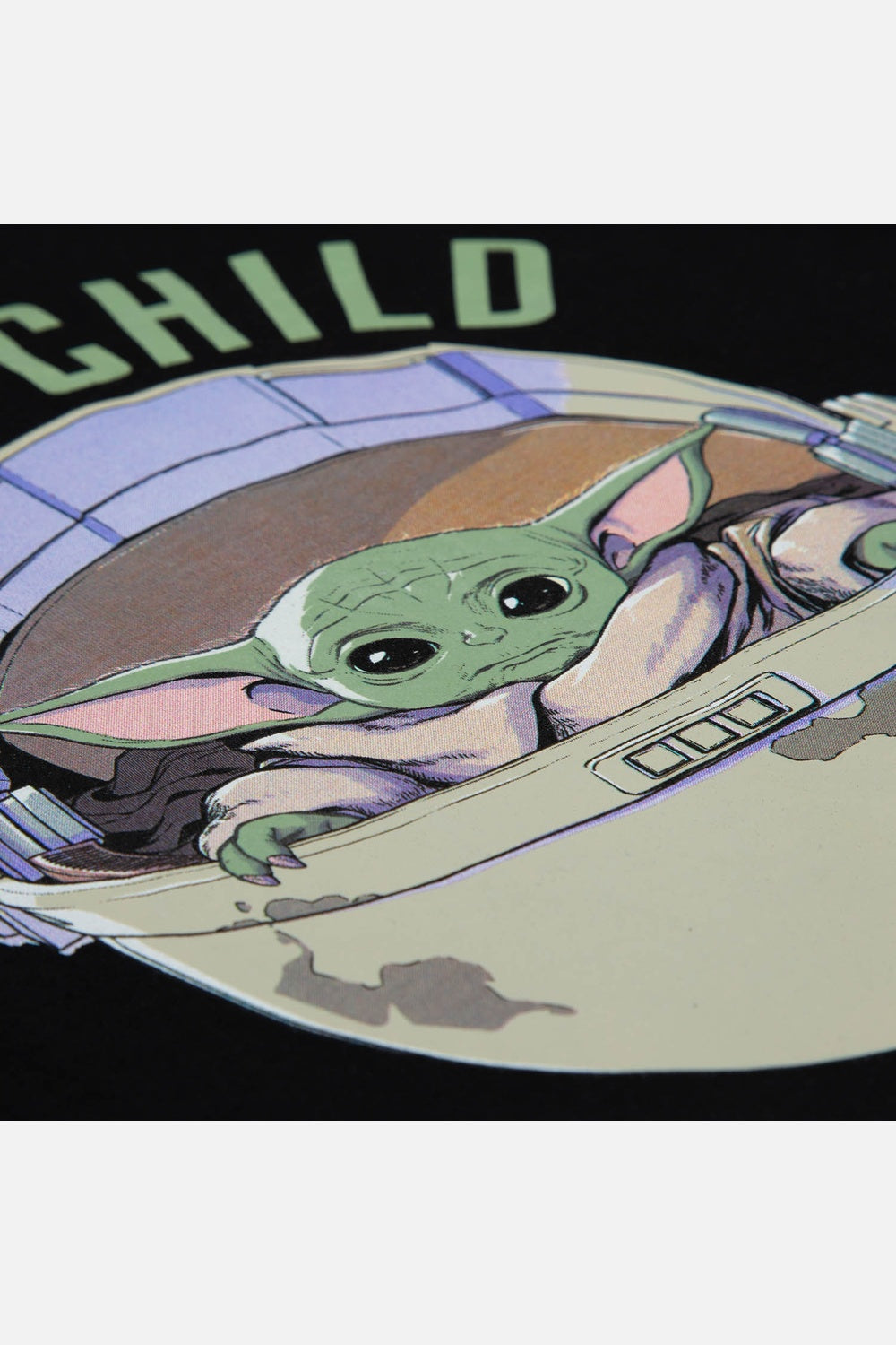 PIJAMA DE NIÑO,MANGA CORTA/PANTALÓN LARGO NEGRO/GRIS DE MANDALORIAN DISNEY