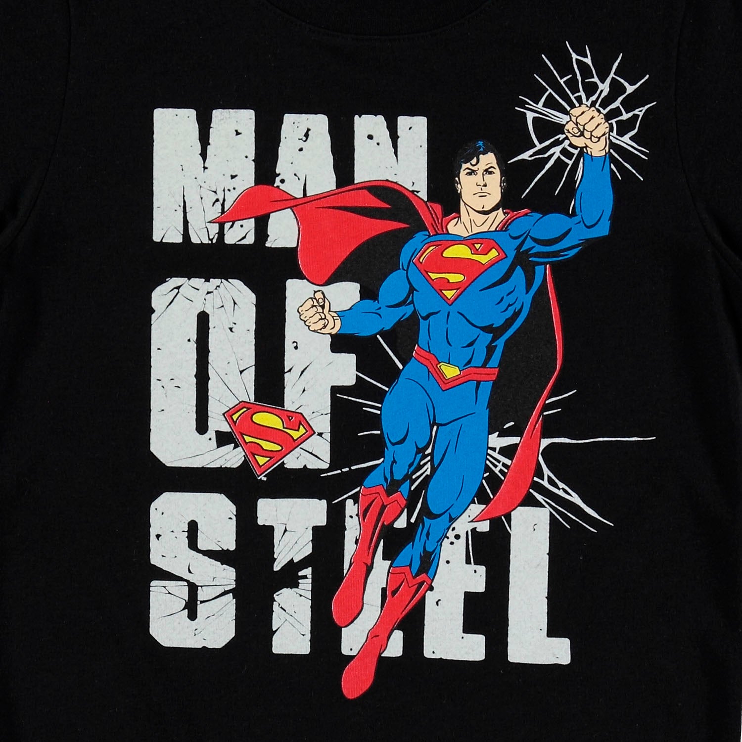 CAMISETA DE SUPERMAN MANGA CORTA PARA NIÑO