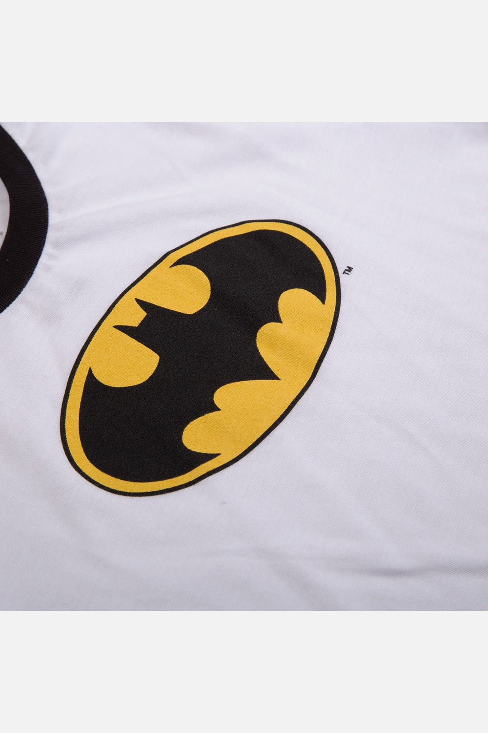 PIJAMA DE BATMAN PANTALÓN LARGO BLANCO Y GRIS OSCURO PARA NIÑO