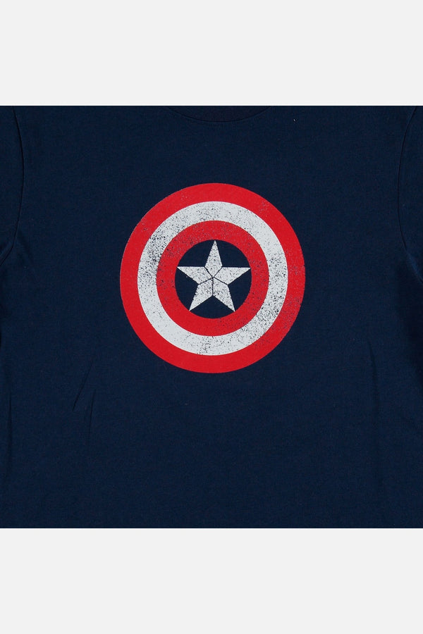 CAMISETA DE TEEN NIÑO,CAMISETA ICONICA NEGRO DE ©MARVEL