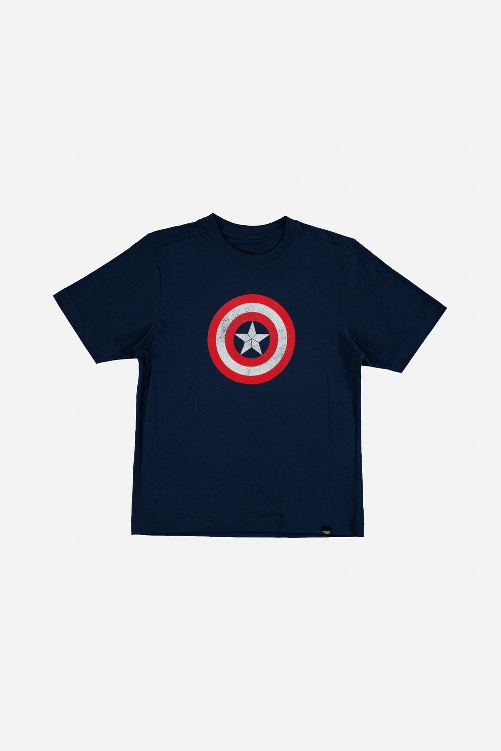 CAMISETA DE TEEN NIÑO,CAMISETA ICONICA NEGRO DE ©MARVEL