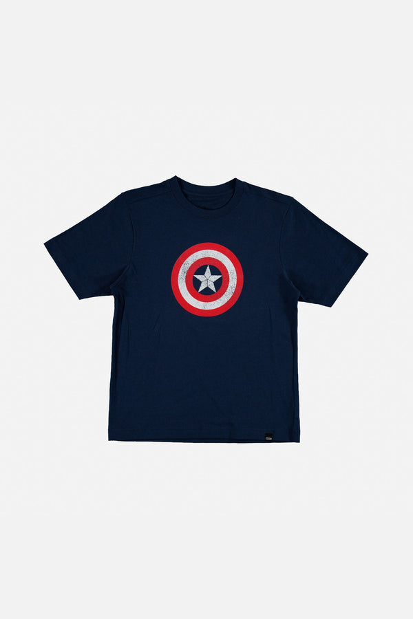 CAMISETA DE TEEN NIÑO,CAMISETA ICONICA NEGRO DE ©MARVEL
