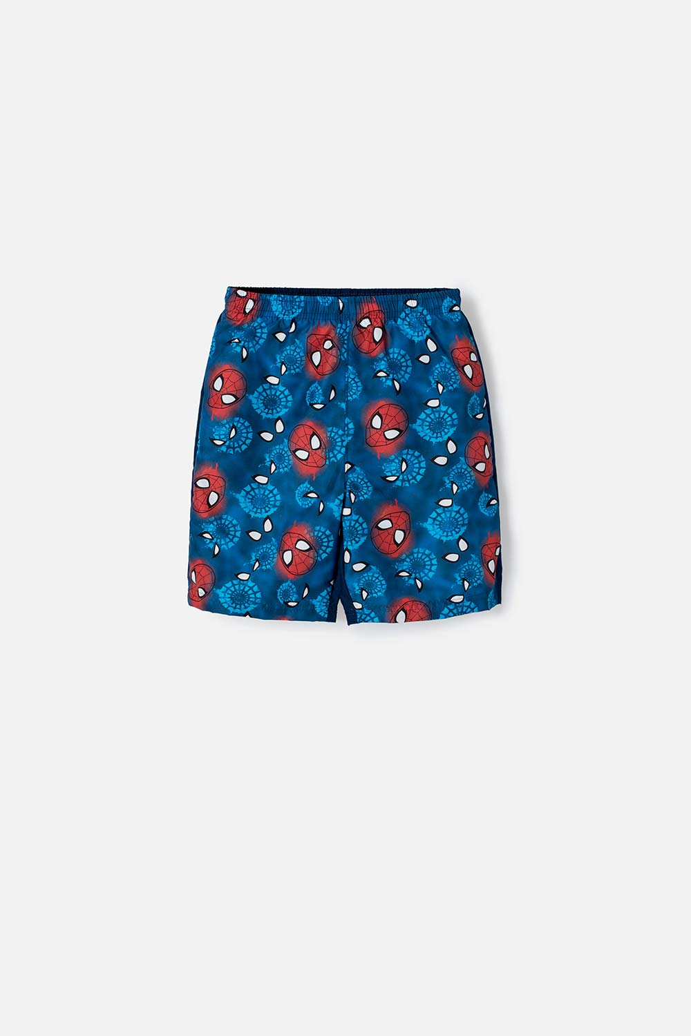 PANTALONETA DE BAÑO DE SPIDER-MAN CON CINTURA AJUSTABLE AZUL PARA NIÑO