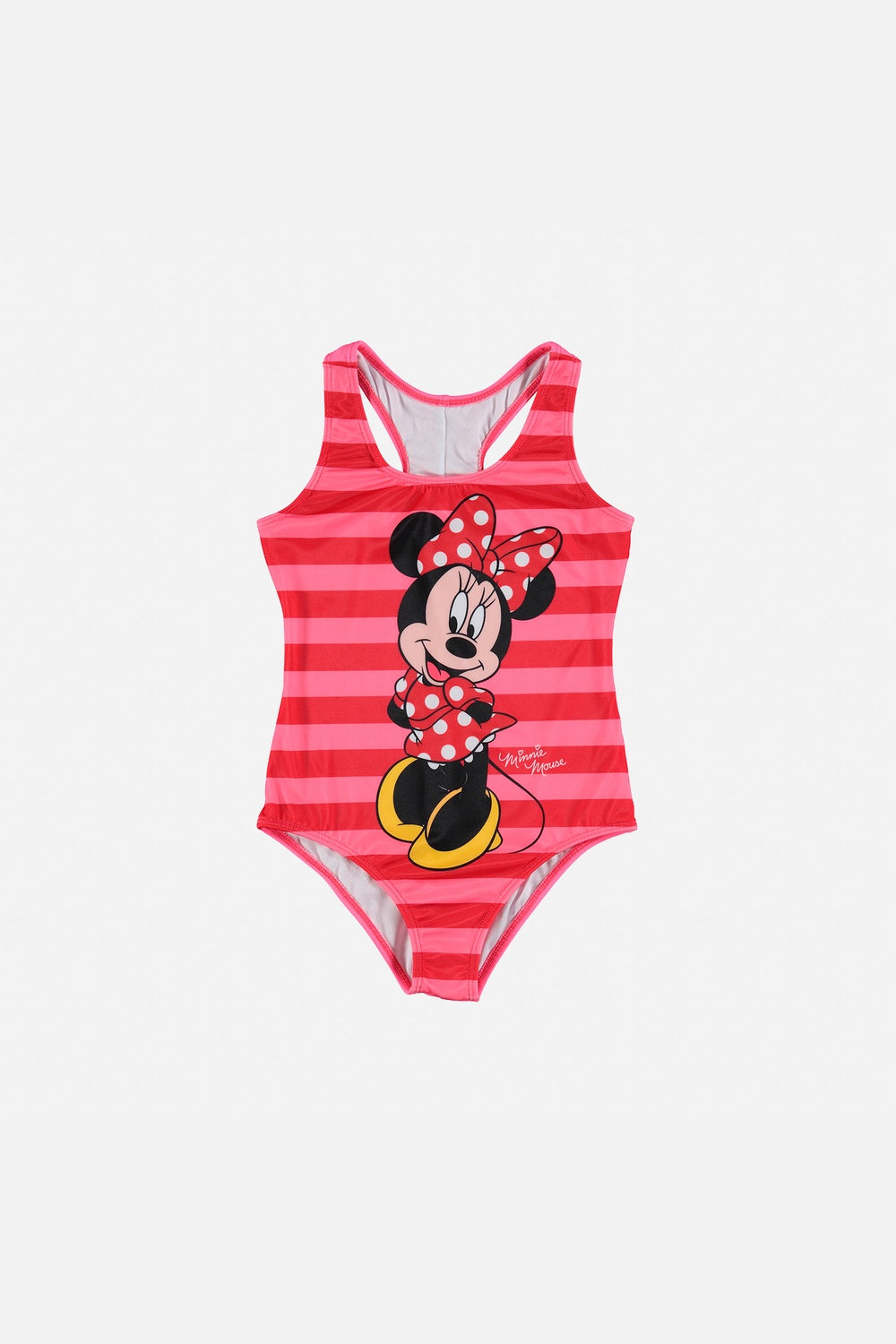 VESTIDO DE BAÑO DE MINNIE MOUSE MANGA SISA ROSADO DE NIÑA