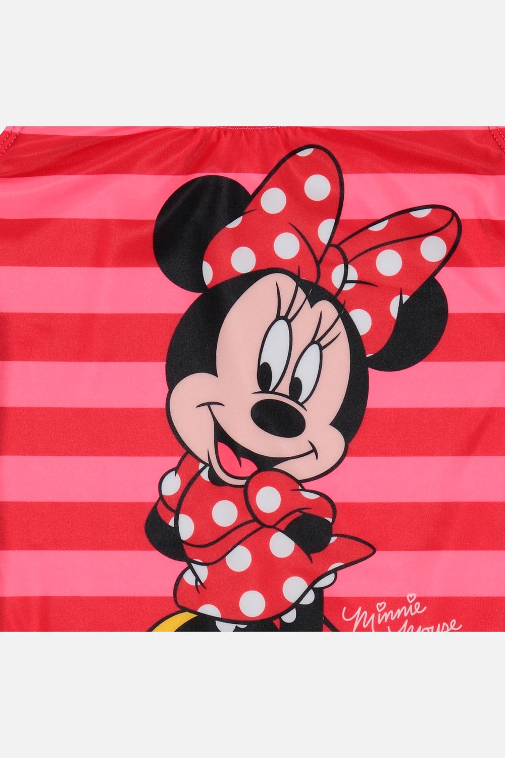 VESTIDO DE BAÑO DE MINNIE MOUSE MANGA SISA ROSADO DE NIÑA