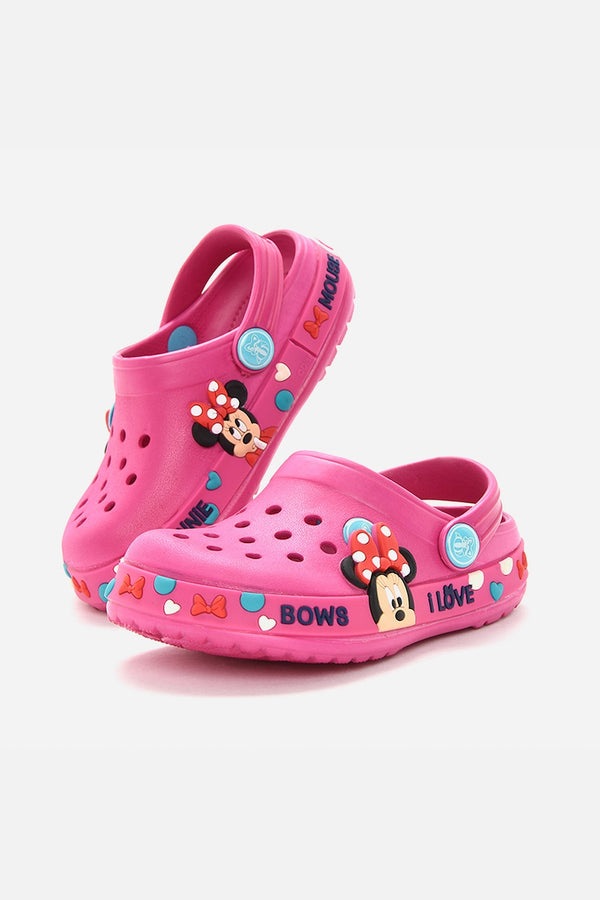 SUECO DE MINNIE MOUSE ROSADOS PARA NIÑA