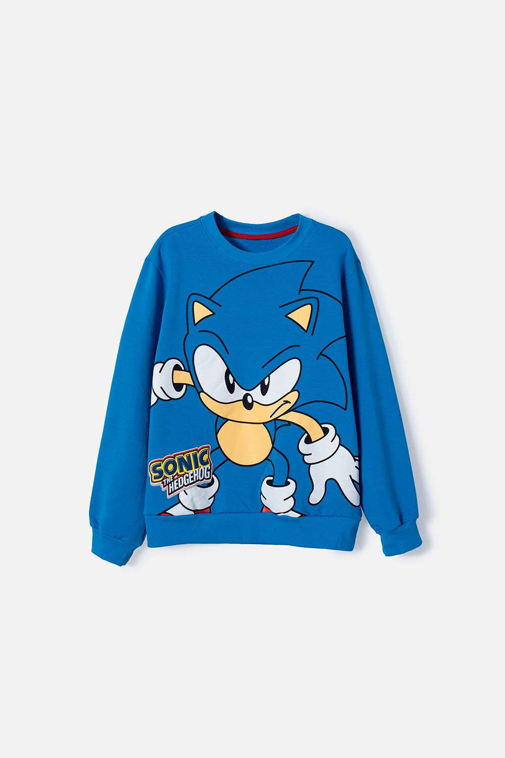 BUZO CERRADO DE SONIC AZUL PARA NIÑO