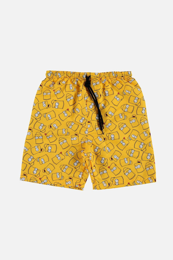 PANTALONETA DE BAÑO DE LOS SIMPSONS AMARILLA PARA NIÑO