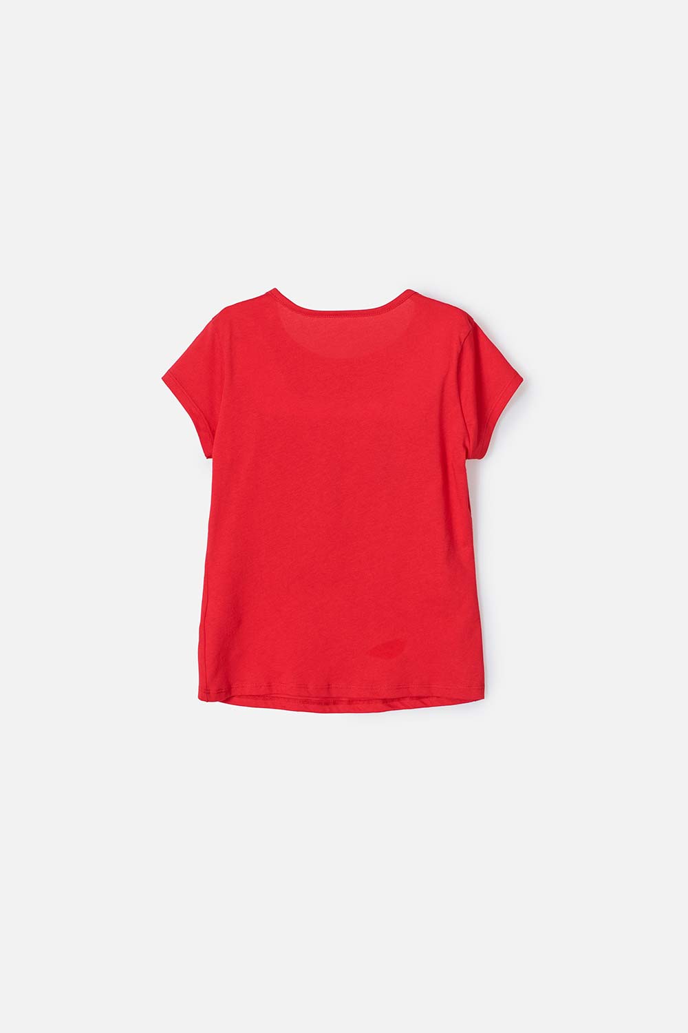 CAMISETA MINNIE MOUSE MANGA CORTA ROJA PARA NIÑA