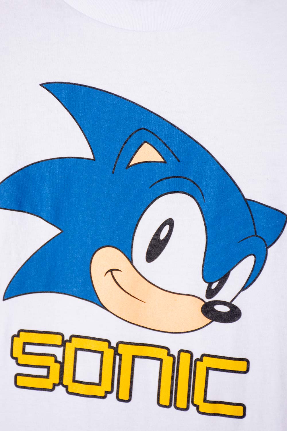 PIJAMA DE SONIC CON PANTALÓN LARGO BLANCO Y AZUL PARA NIÑO