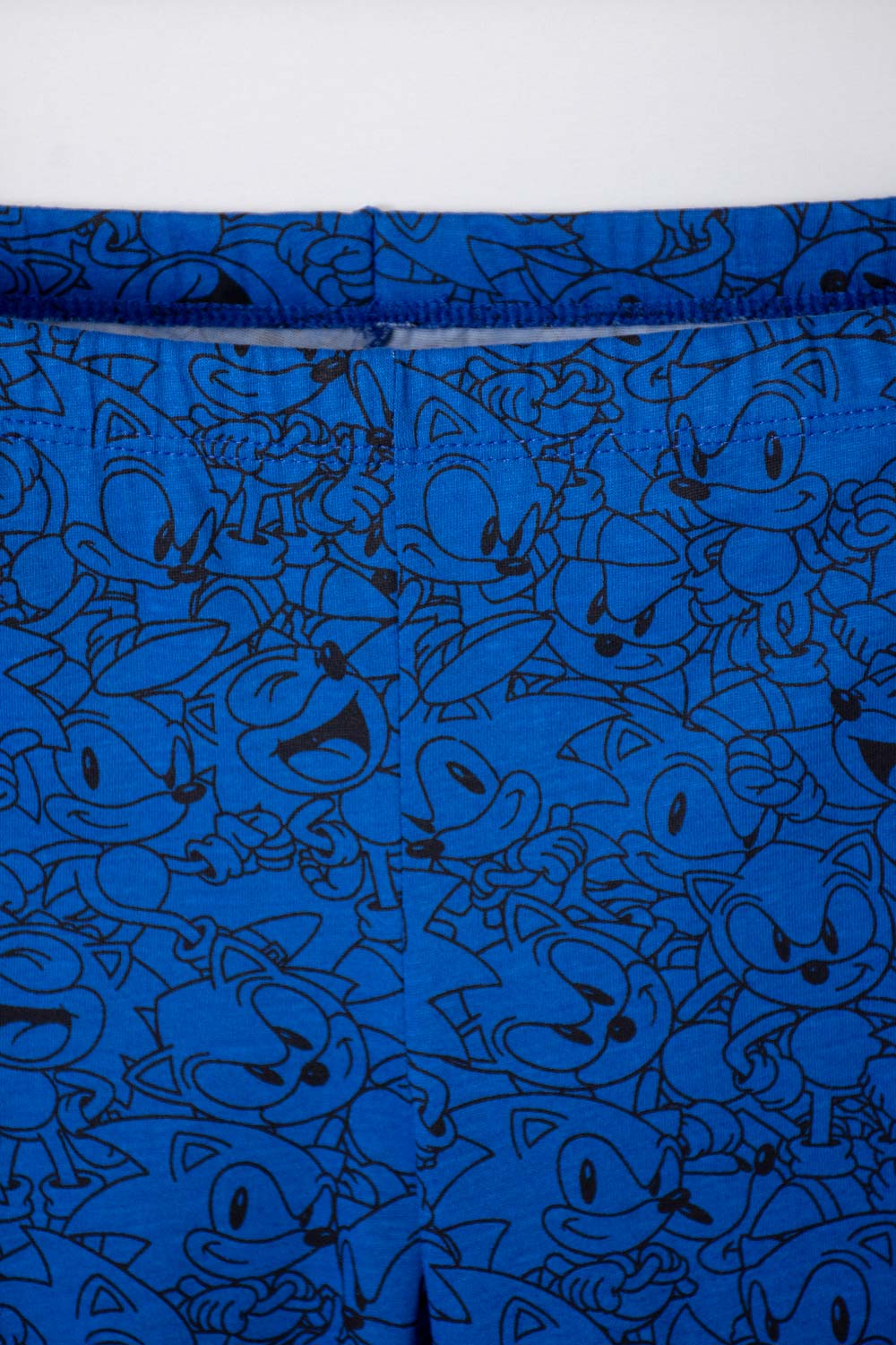 PIJAMA DE SONIC CON PANTALÓN LARGO BLANCO Y AZUL PARA NIÑO