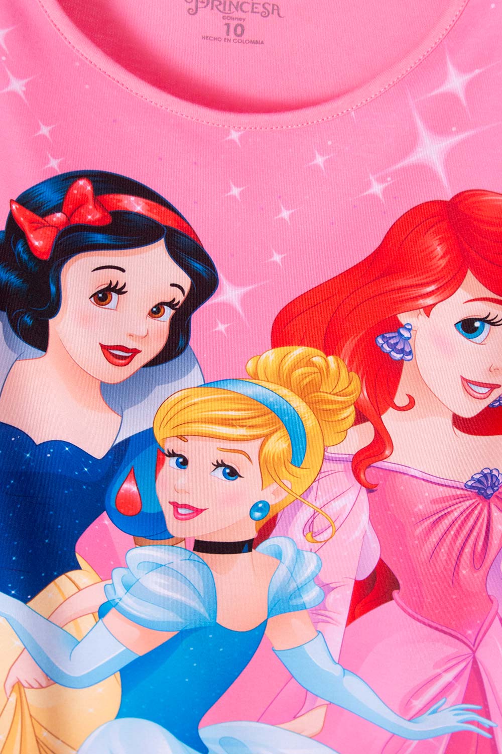 PIJAMA DE PRINCESAS TIPO BATOLA ROSADA PARA NIÑA