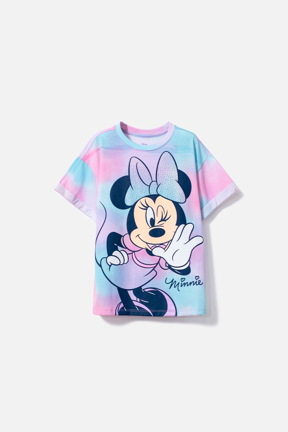 CAMISETA DE MINNIE MOUSE MANGA CORTA PARA NIÑA