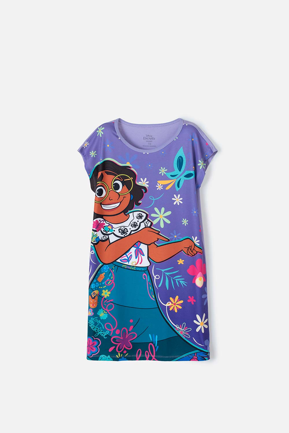 PIJAMA DE ENCANTO TIPO BATOLA LILA PARA NIÑA