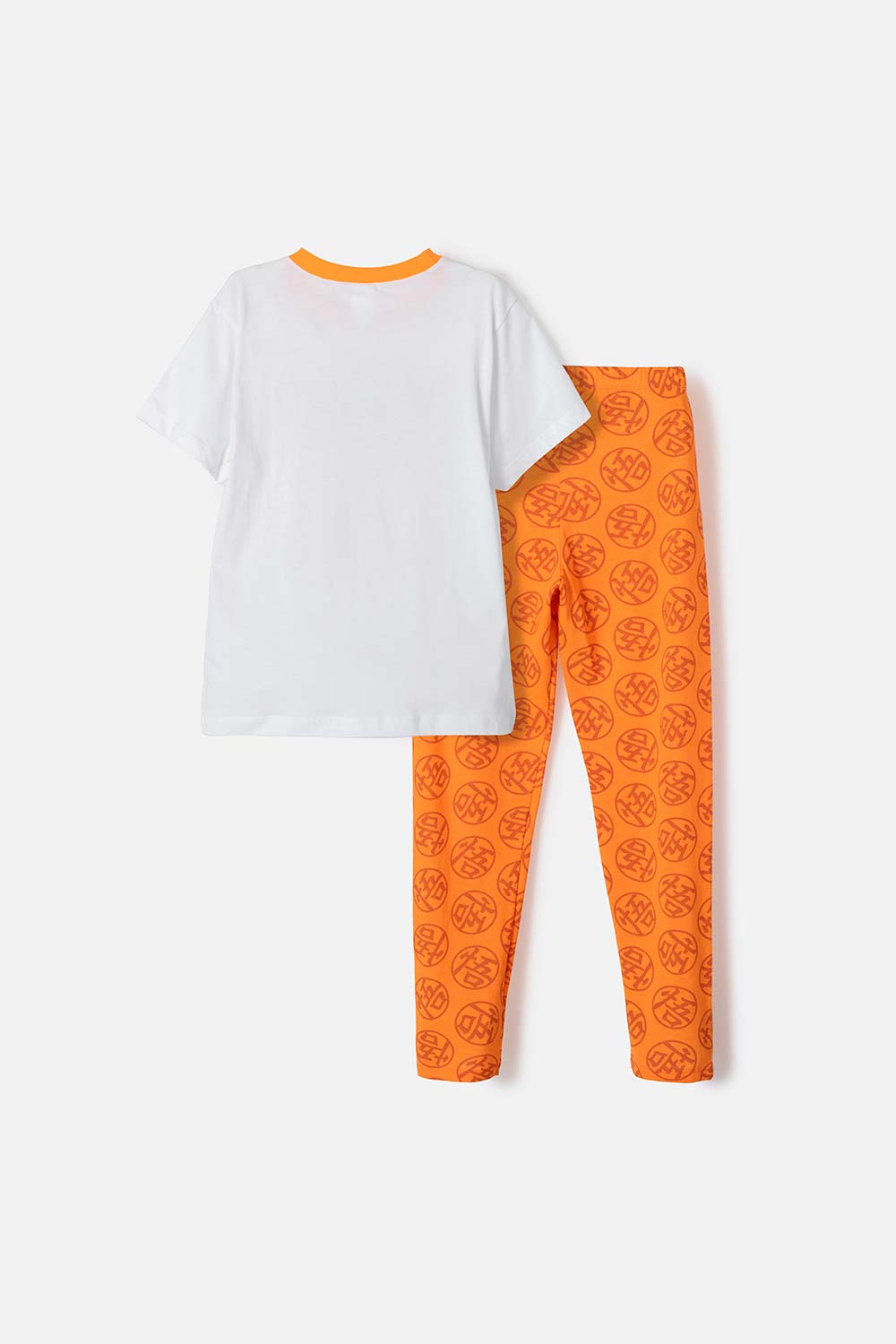 PIJAMA DE DRAGON BALL DE PANTALÓN LARGO BLANCO PARA NIÑO