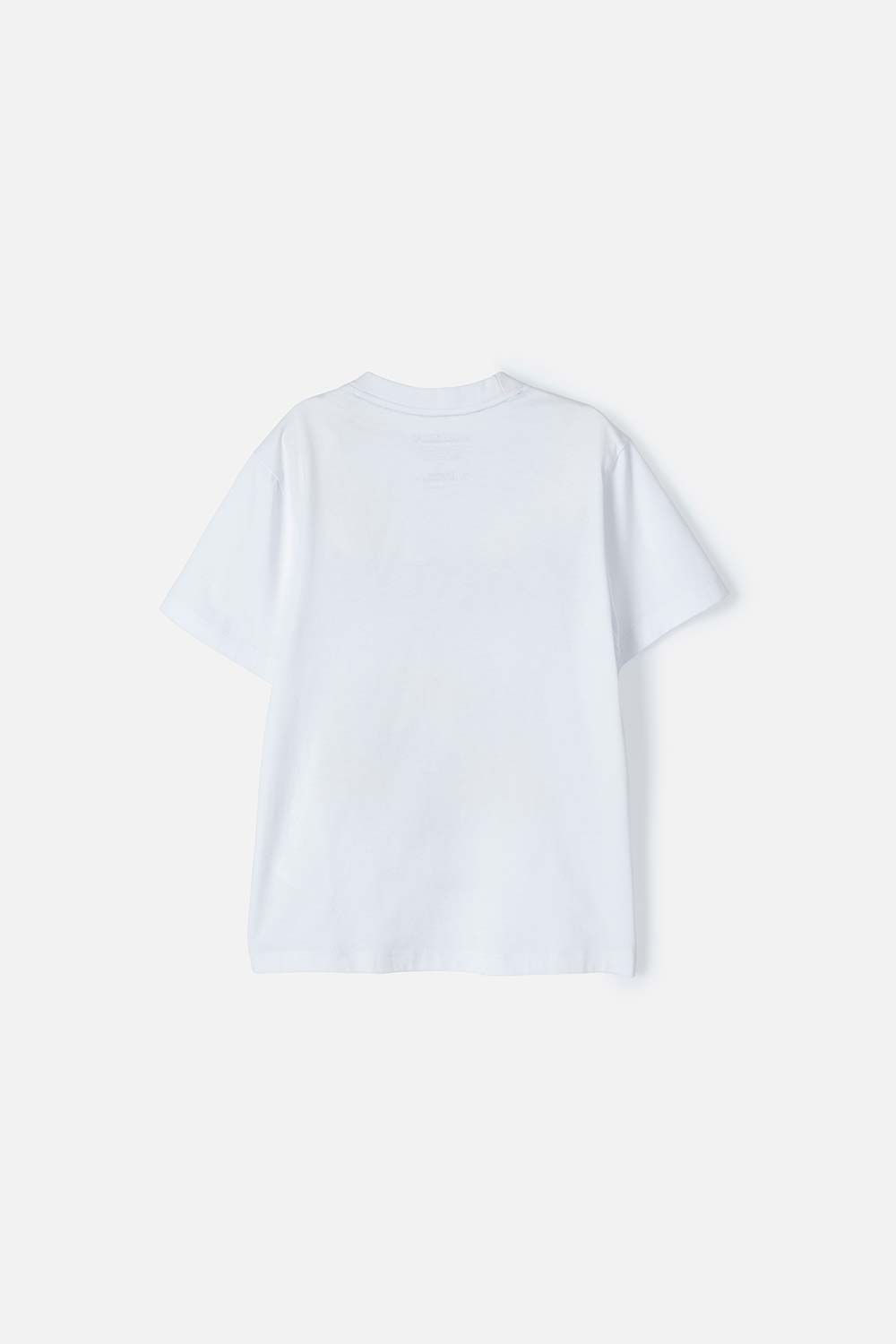 CAMISETA DE MINECRAFT BLANCA MANGA CORTA PARA NIÑO