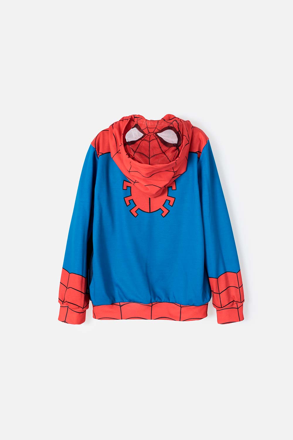 BUZO DE SPIDER-MAN ABIERTO ROJO Y AZUL  PARA NIÑO
