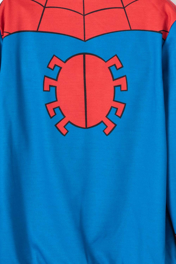BUZO DE SPIDER-MAN ABIERTO ROJO Y AZUL  PARA NIÑO