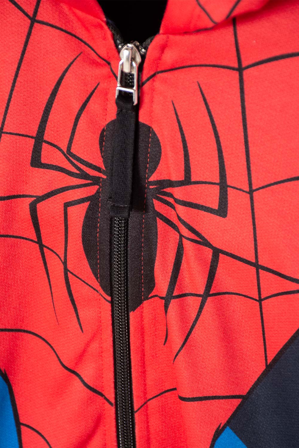BUZO DE SPIDER-MAN ABIERTO ROJO Y AZUL  PARA NIÑO
