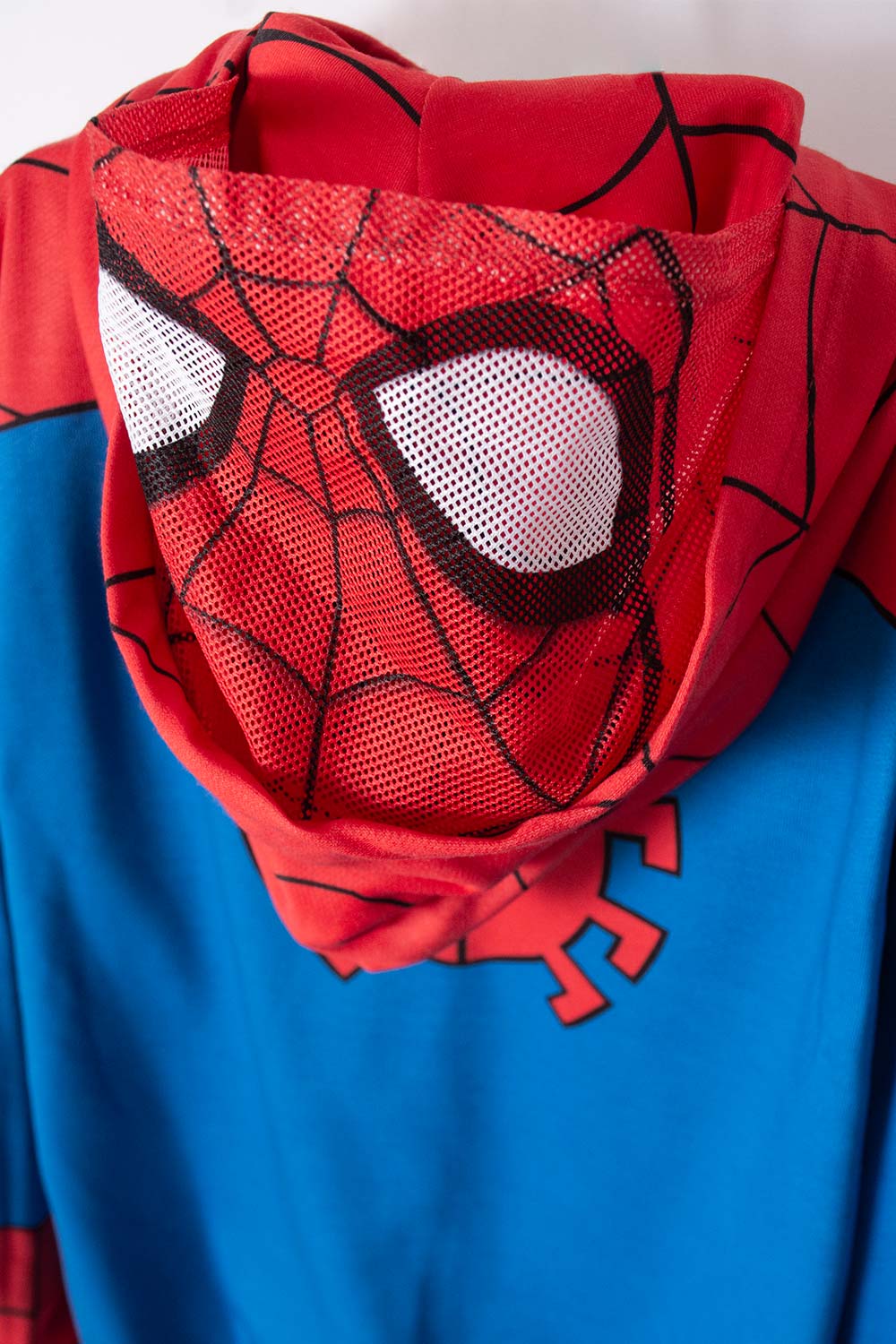 BUZO DE SPIDER-MAN ABIERTO ROJO Y AZUL  PARA NIÑO