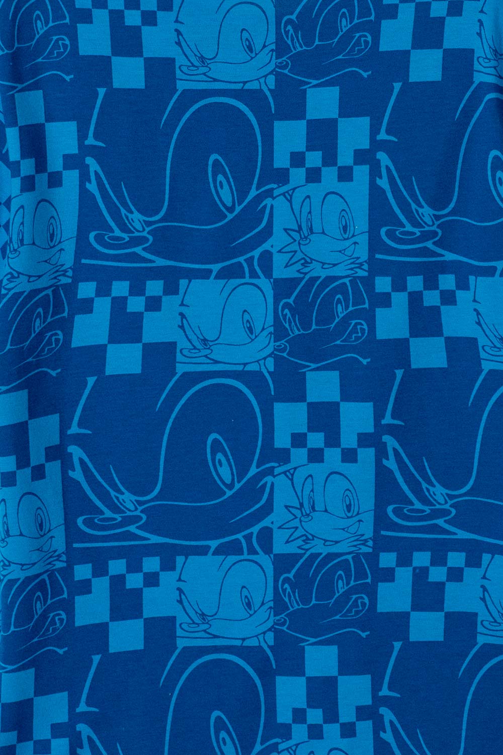 CAMISETA DE SONIC AZUL MANGA CORTA PARA NIÑO