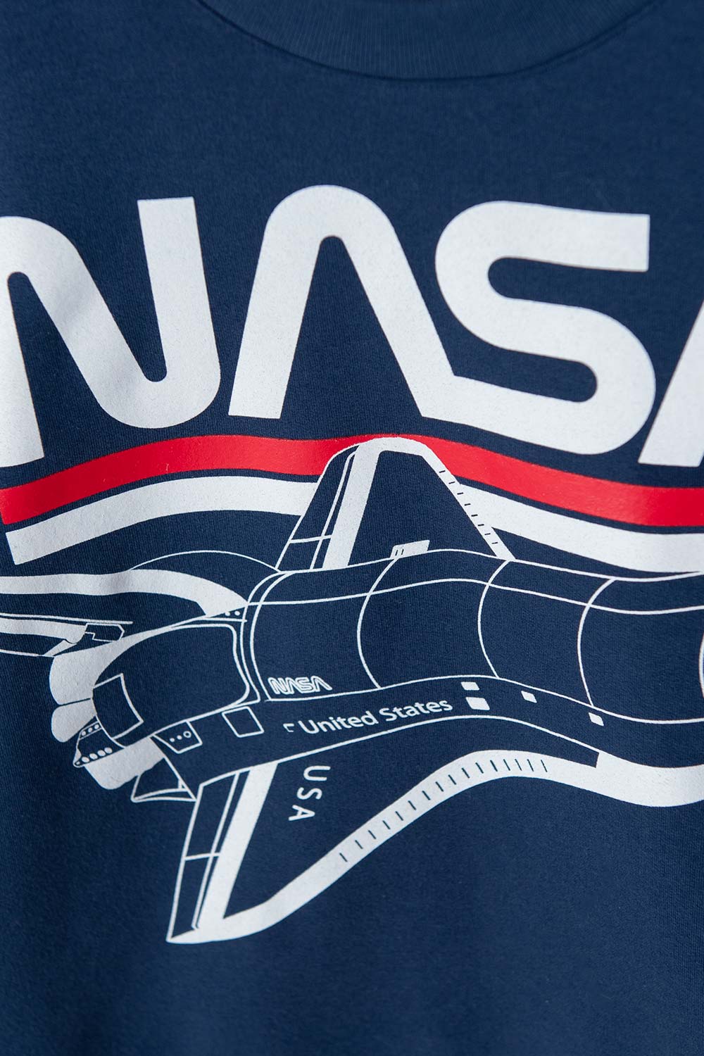 BUZO DE LA NASA CERRADO AZUL OSCURO PARA NIÑO