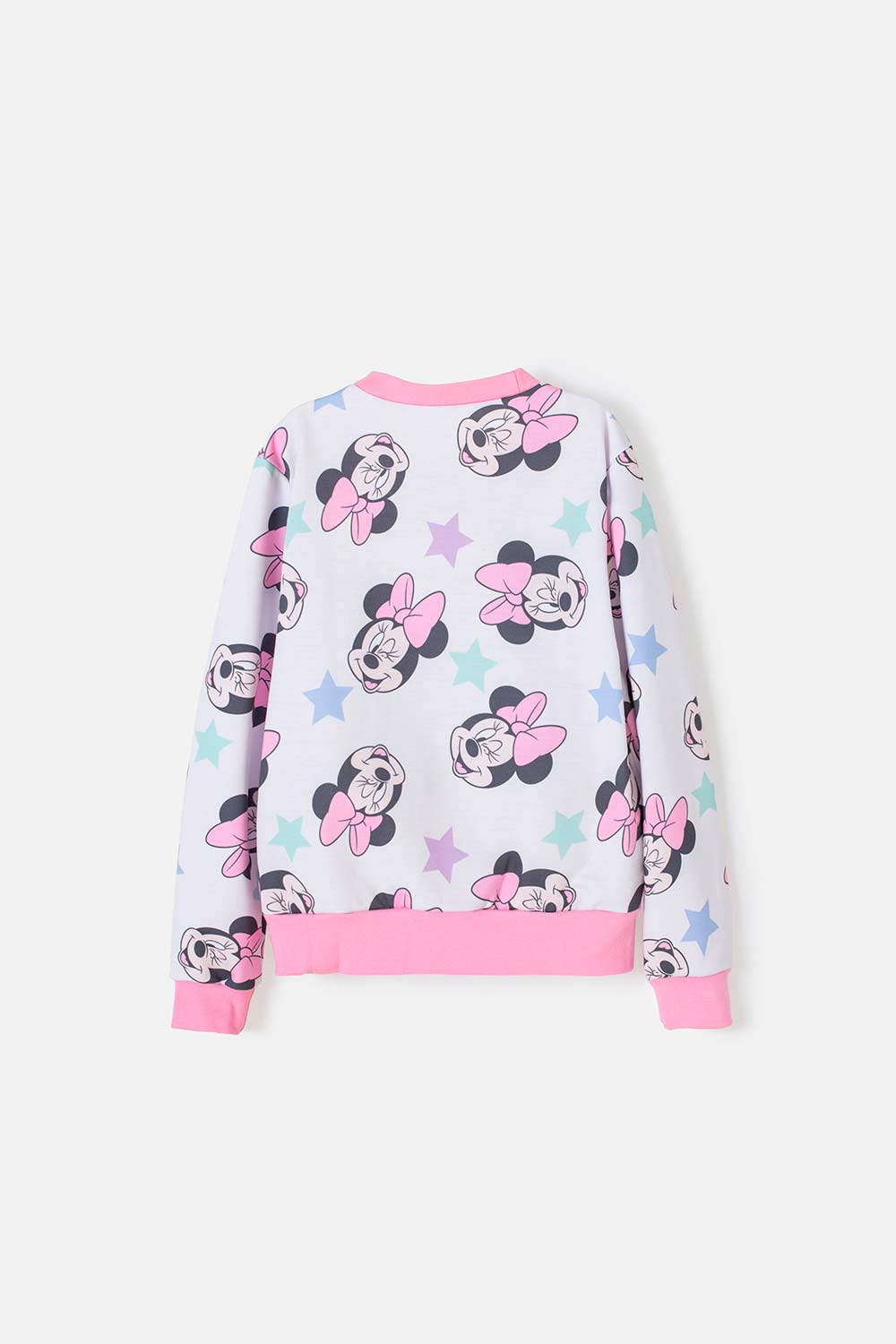 BUZO DE MINNIE MOUSE CERRADO MULTICOLOR PARA NIÑA