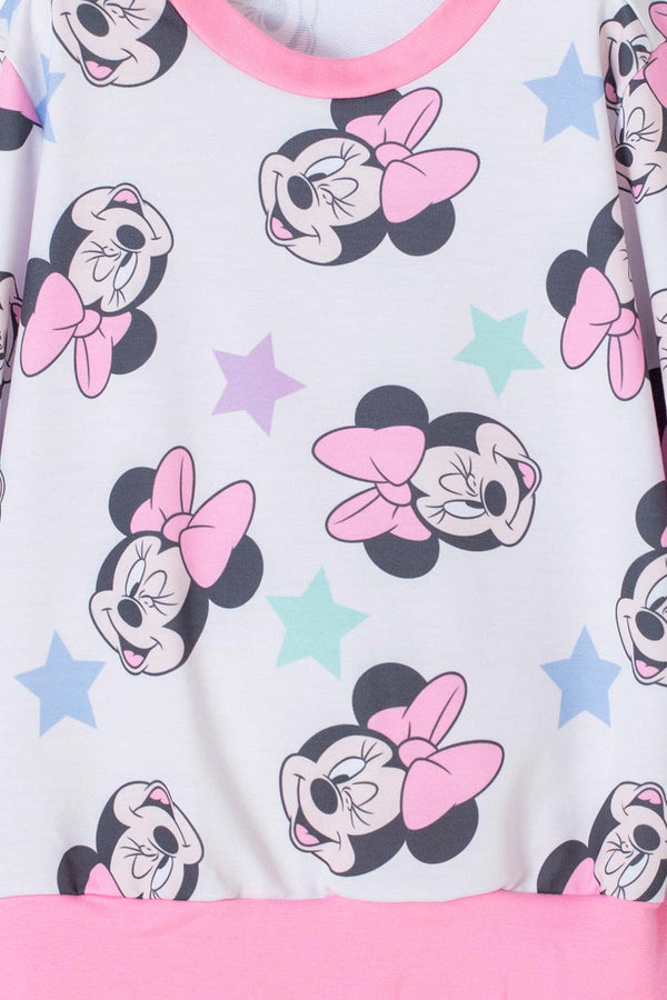 BUZO DE MINNIE MOUSE CERRADO MULTICOLOR PARA NIÑA