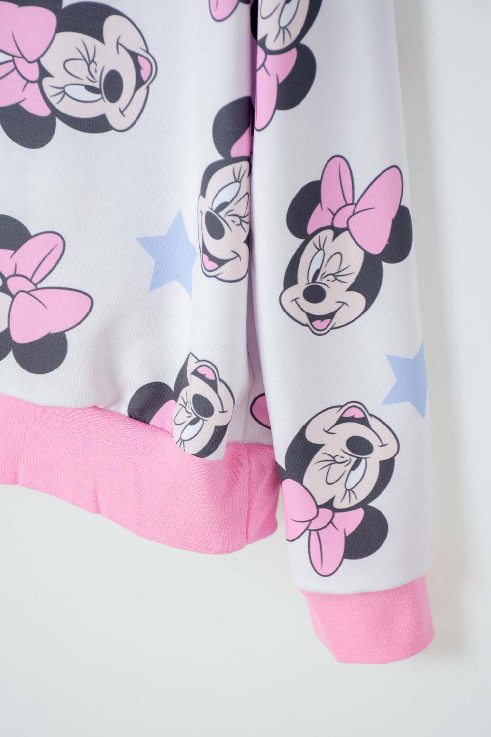 BUZO DE MINNIE MOUSE CERRADO MULTICOLOR PARA NIÑA