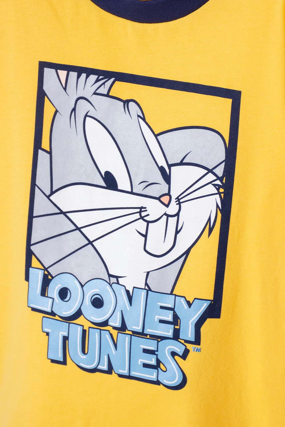 CAMISETA DE LOS LOONEY TUNES MANGA CORTA AMARILLA PARA NIÑO