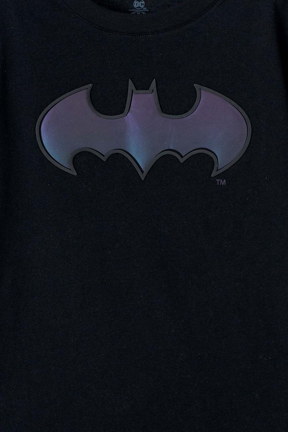 CAMISETA DE BATMAN MANGA CORTA NEGRA PARA NIÑO
