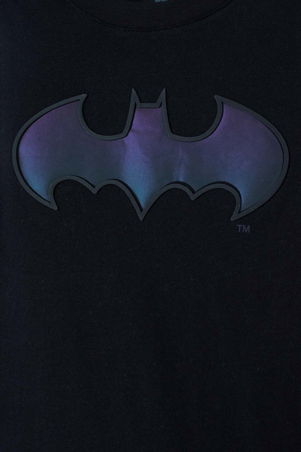 CAMISETA DE BATMAN MANGA CORTA NEGRA PARA NIÑO