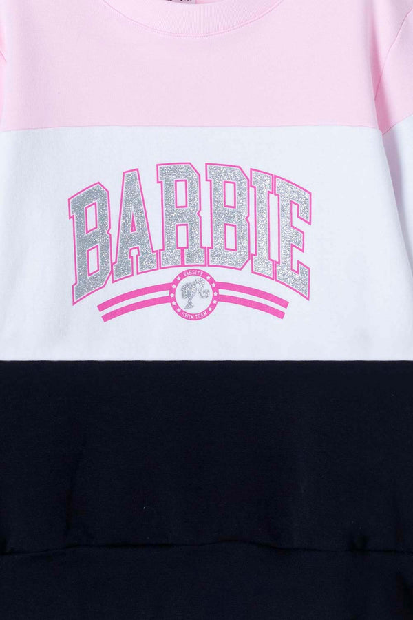 BUZO DE BARBIE CERRADO MULTICOLOR PARA NIÑA