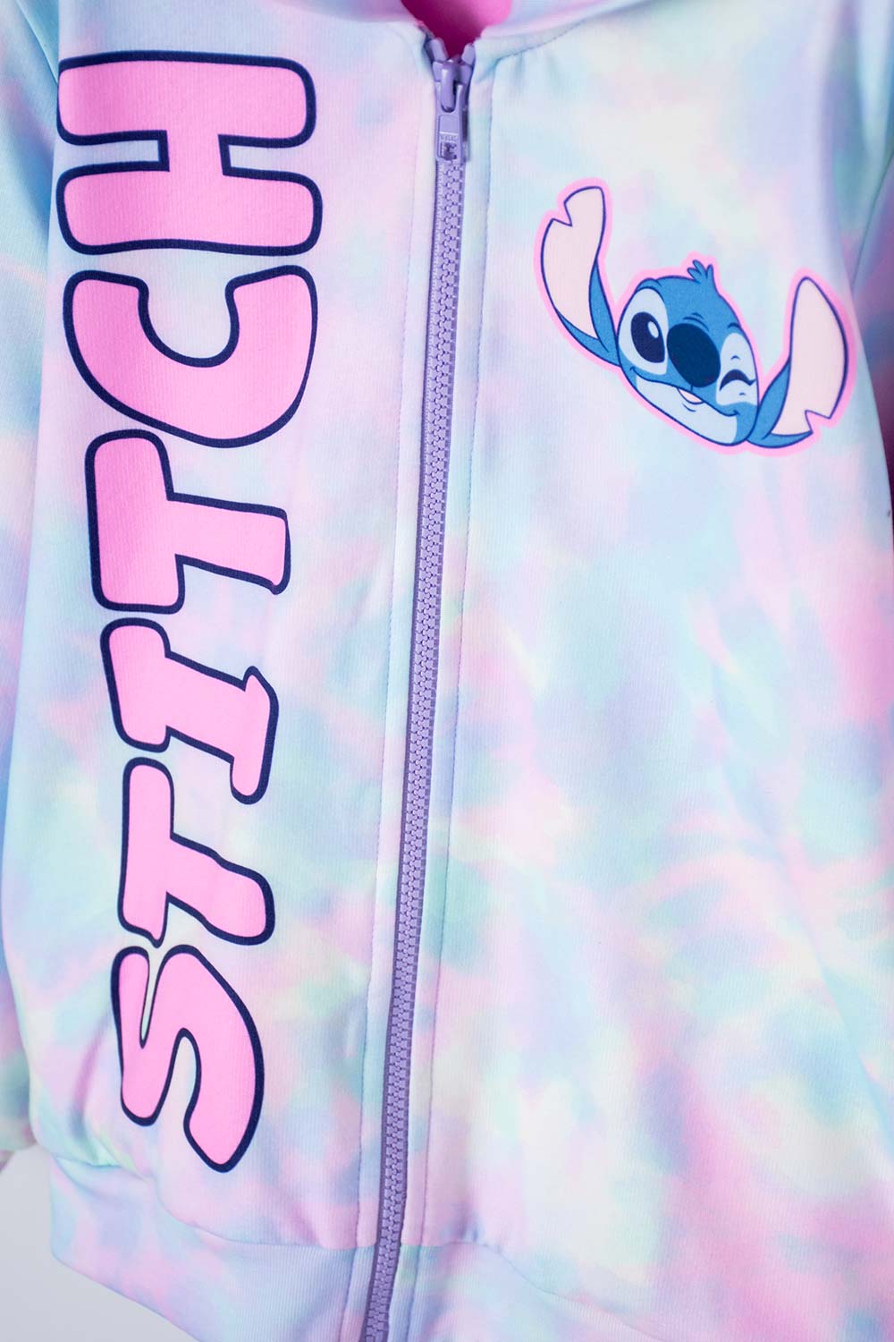 BUZO DE STITCH ABIERTO MULTICOLOR PARA NIÑA