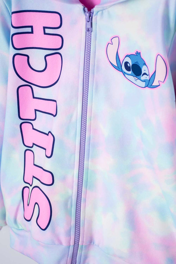 BUZO DE STITCH ABIERTO MULTICOLOR PARA NIÑA