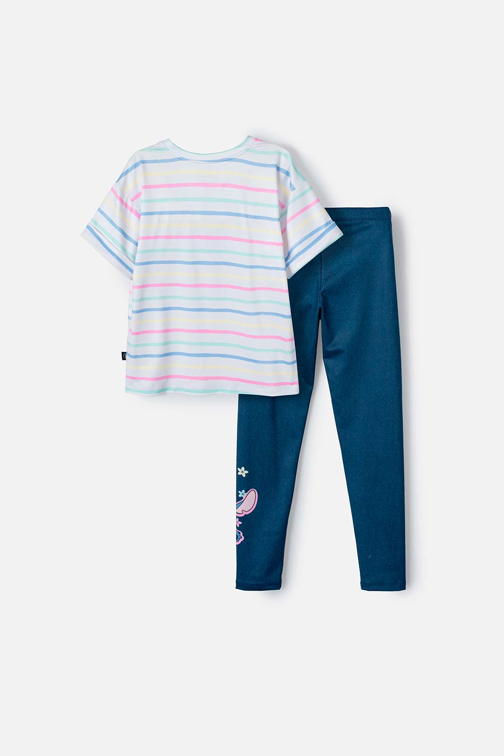 CONJUNTO DE STITCH MULTICOLOR CON PANTALÓN LARGO PARA NIÑA