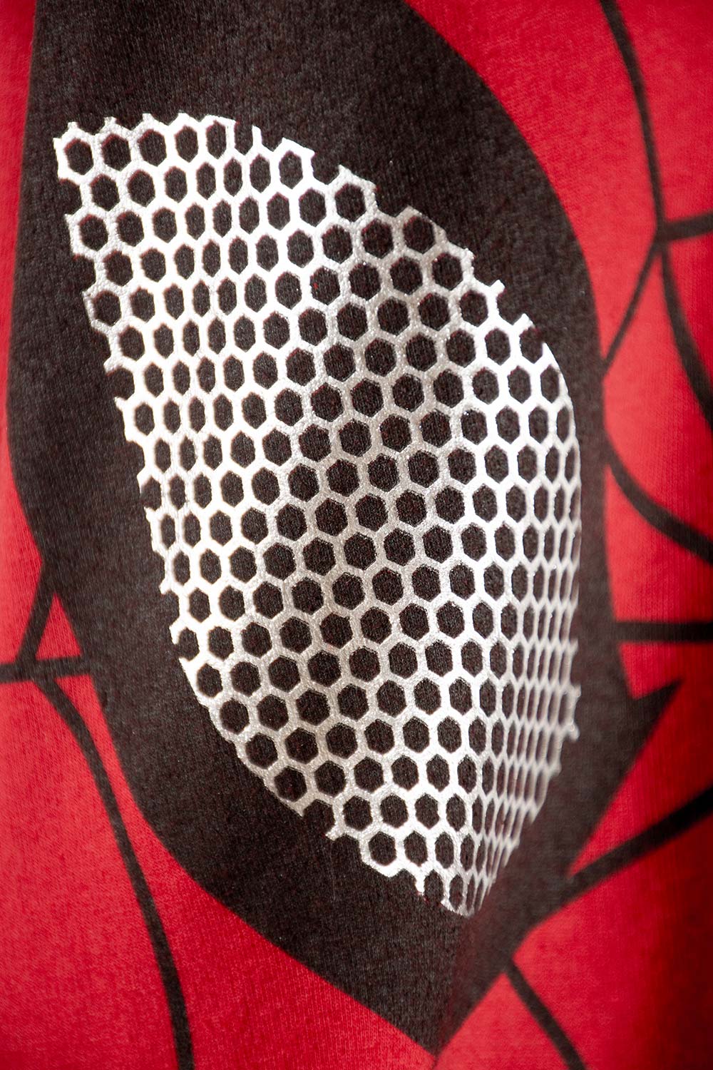 BUZO DE SPIDER-MAN CERRADO ROJO Y NEGRO PARA NIÑO